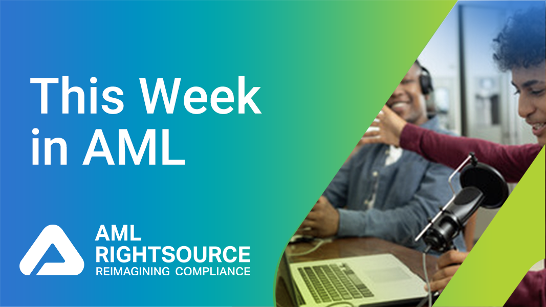 This Week in AML Banner with Speaker